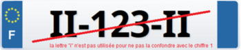 siv: la lettre 'i' comme India n'est pas utilisée pour ne pas la confondre avec le chiffre 1
