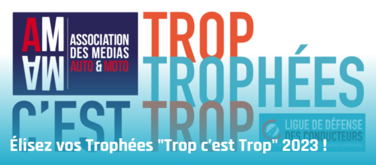 annonce Trophées Trop C'est Trop 2023