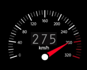 Flashé à 275 km/h et relaxé