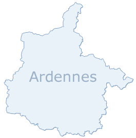 carte département ardennes