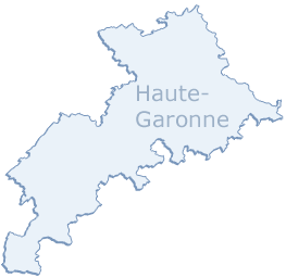 carte département haute garonne