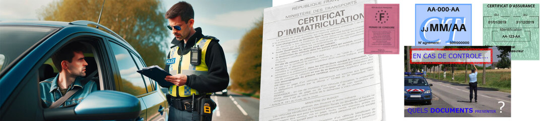 contrôle de police et présentation des documents