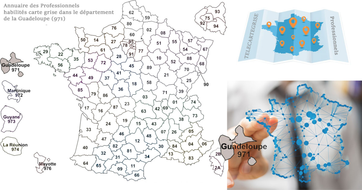 annuaire TeleCarteGrise des professionnels habilités pour immatriculer les véhicules