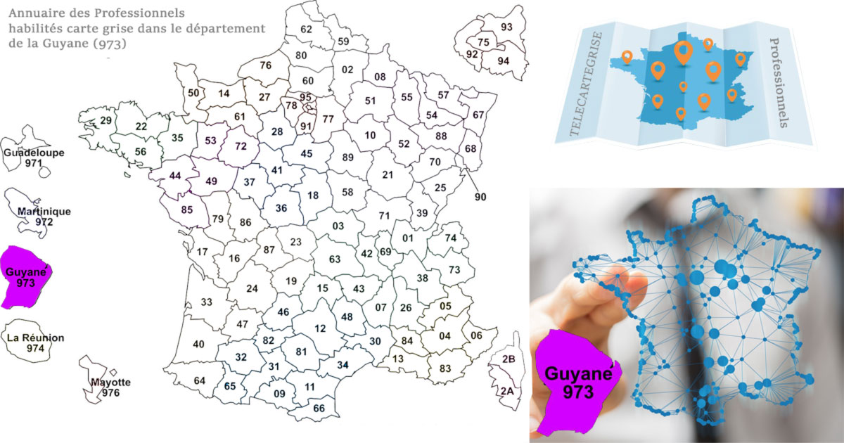 annuaire TeleCarteGrise des professionnels habilités pour immatriculer les véhicules