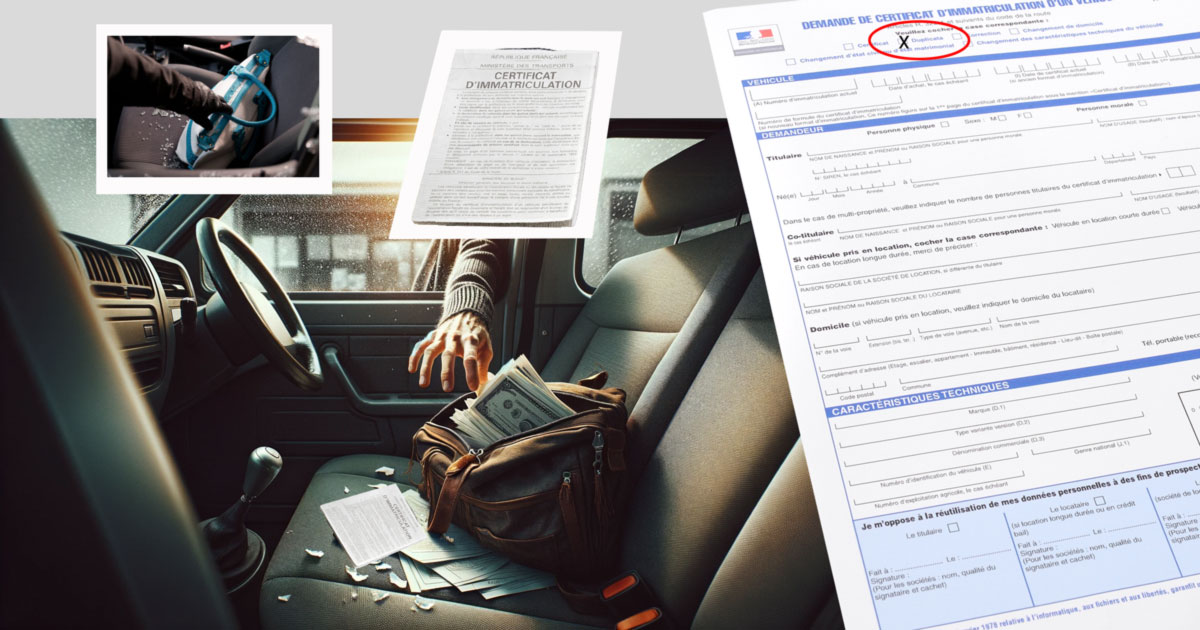carte grise volée - formulaire de demande de duplicata
